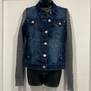 Guess - alayna sweater sleeve jacket medium